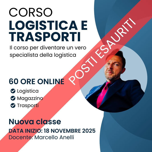 corso logistica magazzino trasporti online